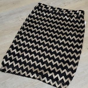 Small Chevron skirt